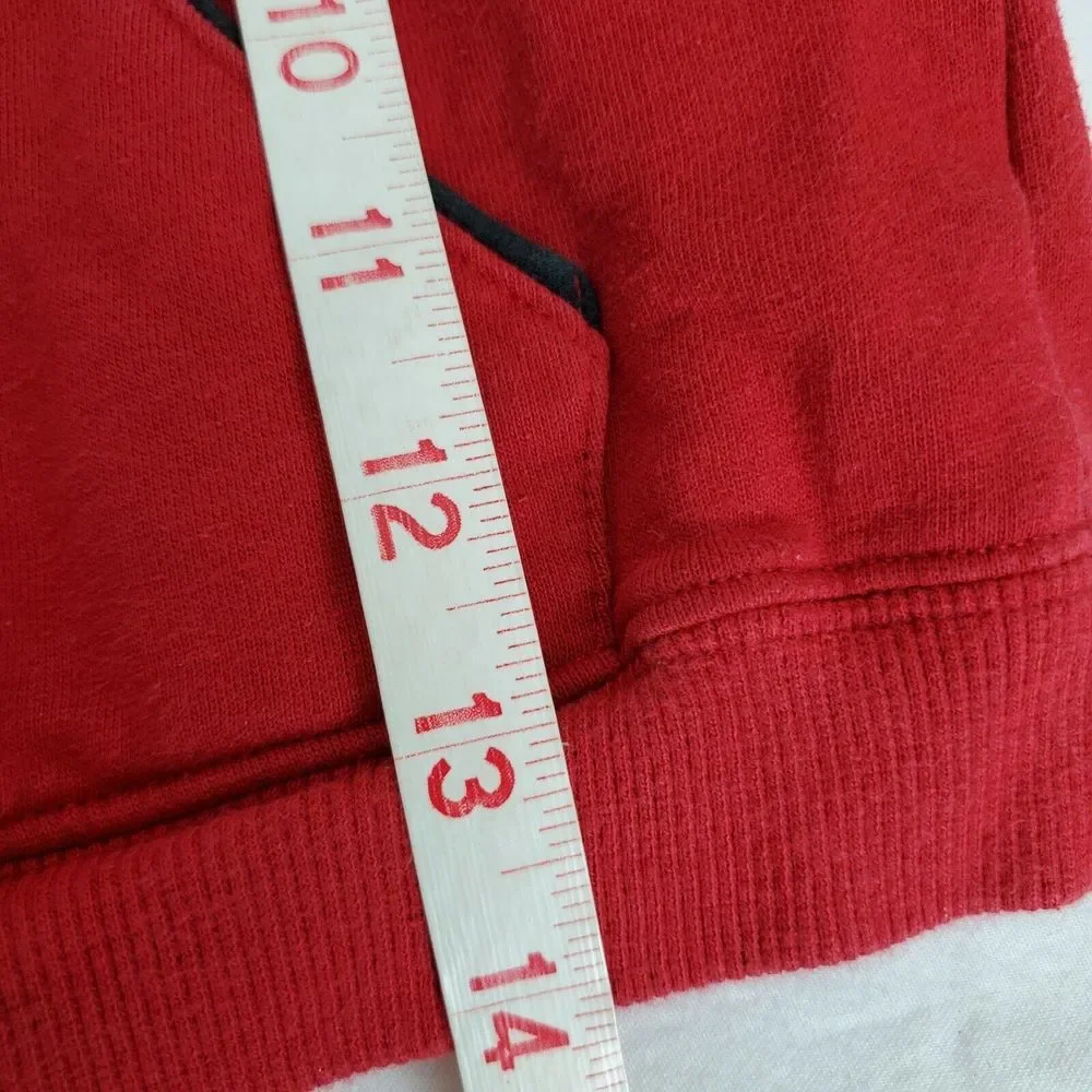 Nike‎ Toddler Boys Full Zip Hoodie Sweatshirt 24M Red Black